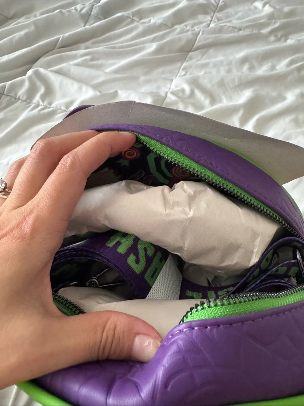 Oogie Boogie Halloween Bag - Green